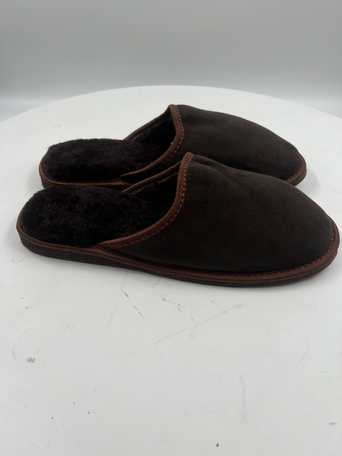 Hausschuhe, handmade, braun