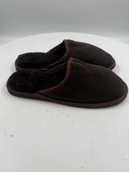 Hausschuhe, handmade, braun