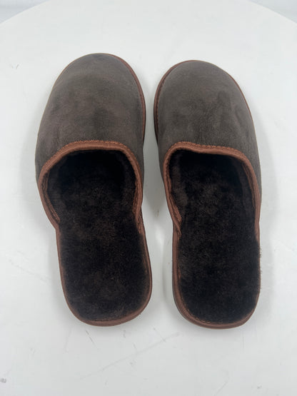 Hausschuhe, handmade, braun