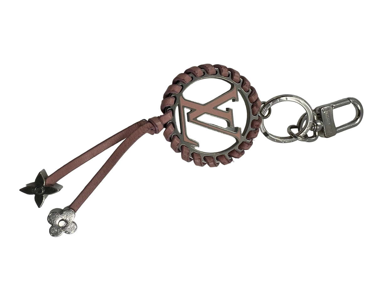 Schlüsselanhänger, Louis Vuitton, rosa/silber