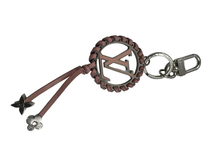 Schlüsselanhänger, Louis Vuitton, rosa/silber