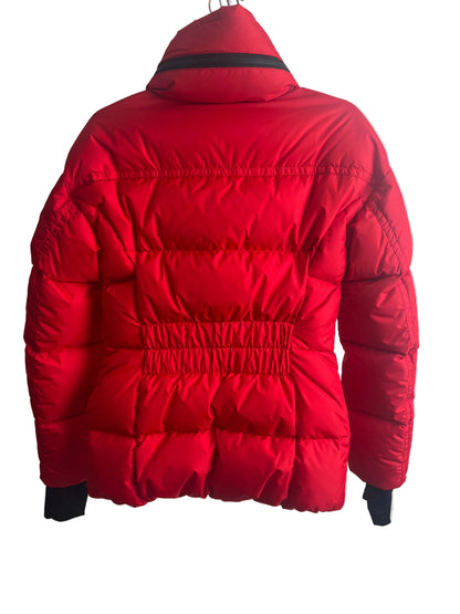 Daunenjacke, Moncler, rot/schwarz