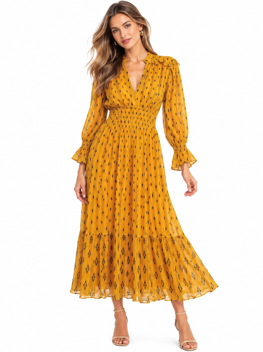 Kleid, The Fold, gelb