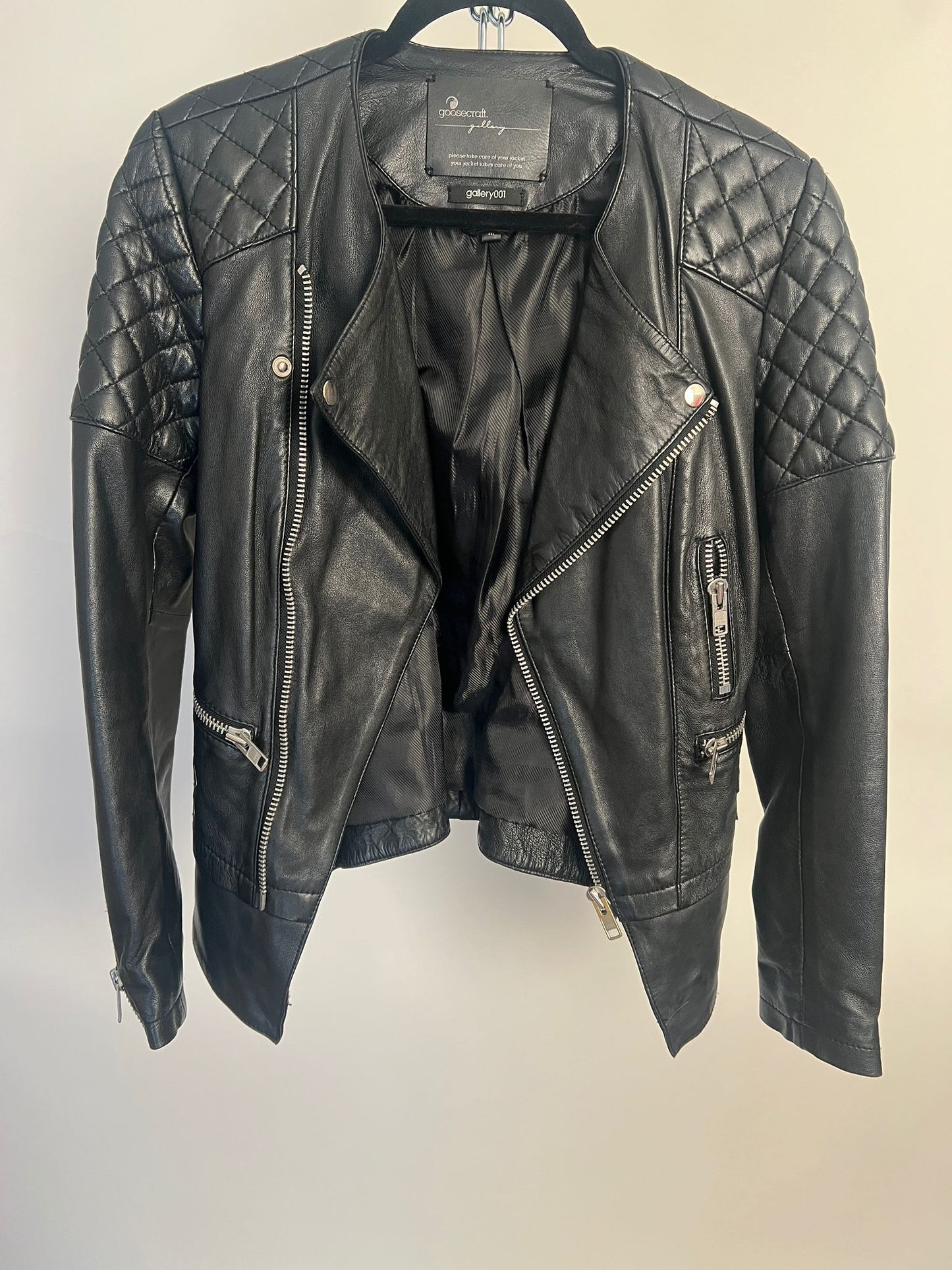 Stylische Lederjacke