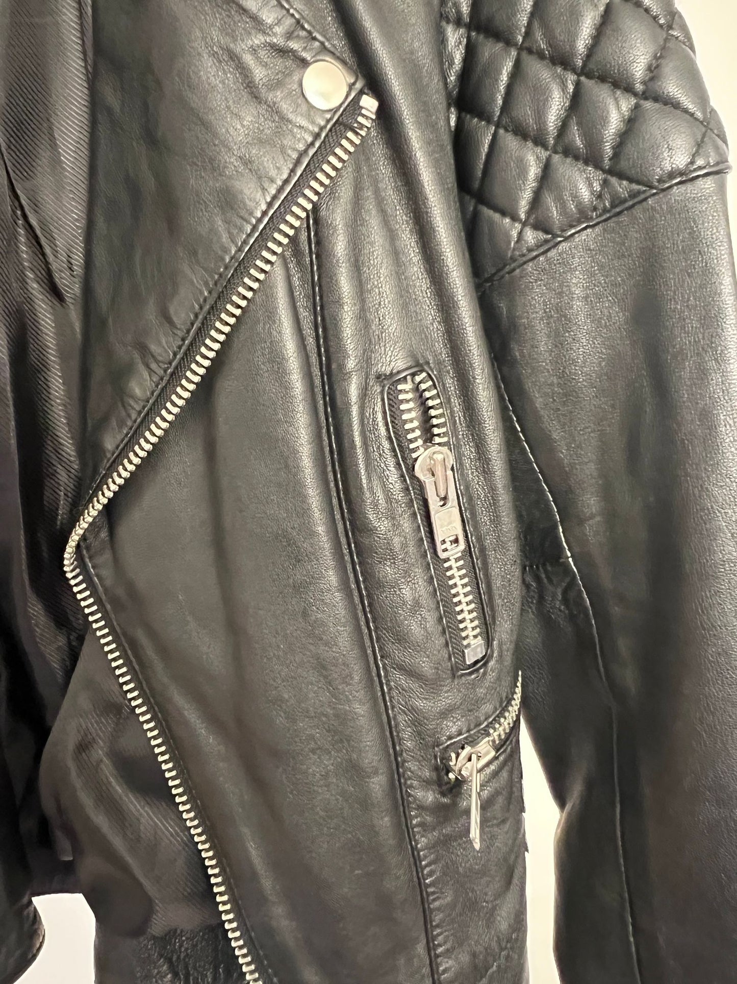 Stylische Lederjacke