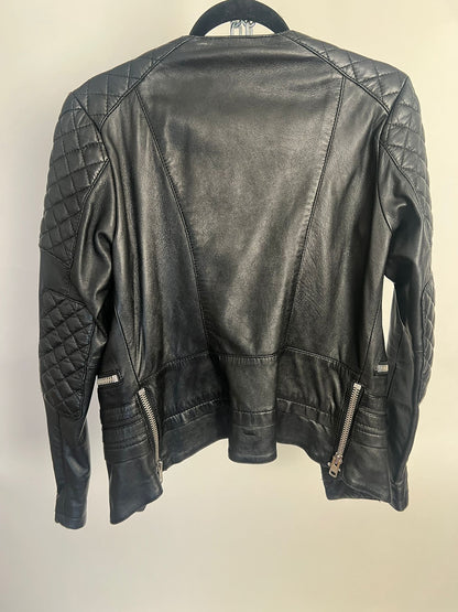 Stylische Lederjacke