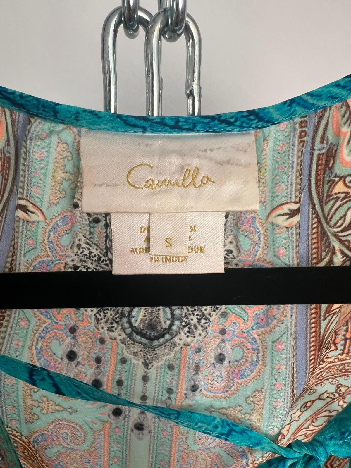 Rüschchenkleid Camilla türkis