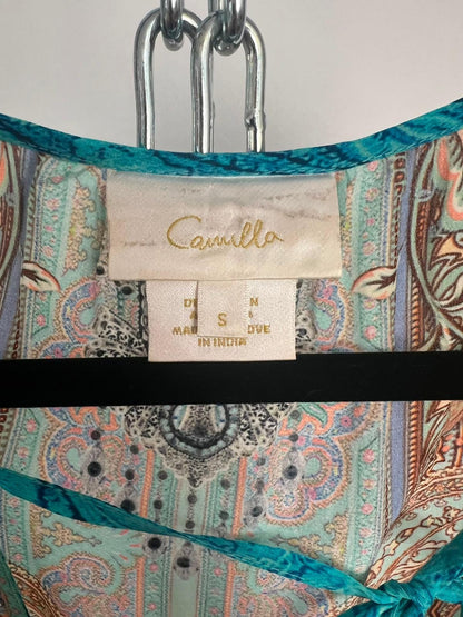 Rüschchenkleid Camilla türkis