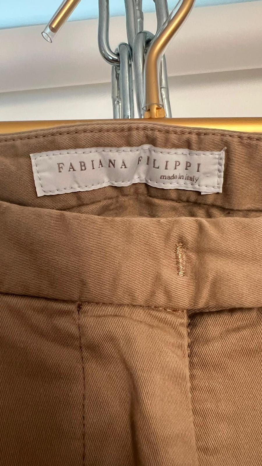 Baumwollhose braun Fabiana Filippi
