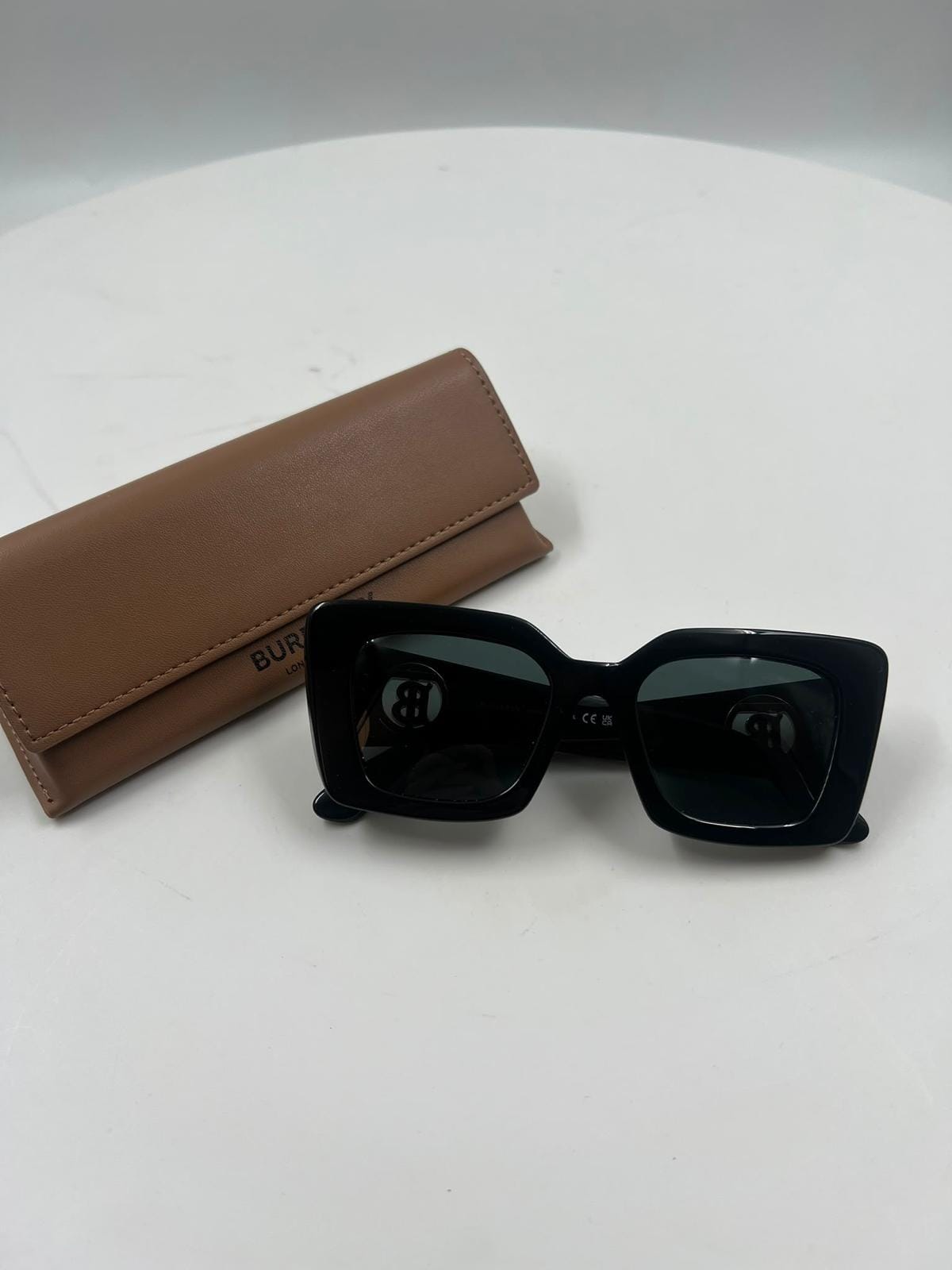 Sonnenbrille, Burberry, schwarz