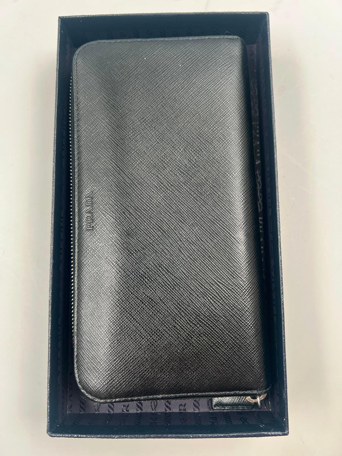 Portemonnaie, Prada, schwarz