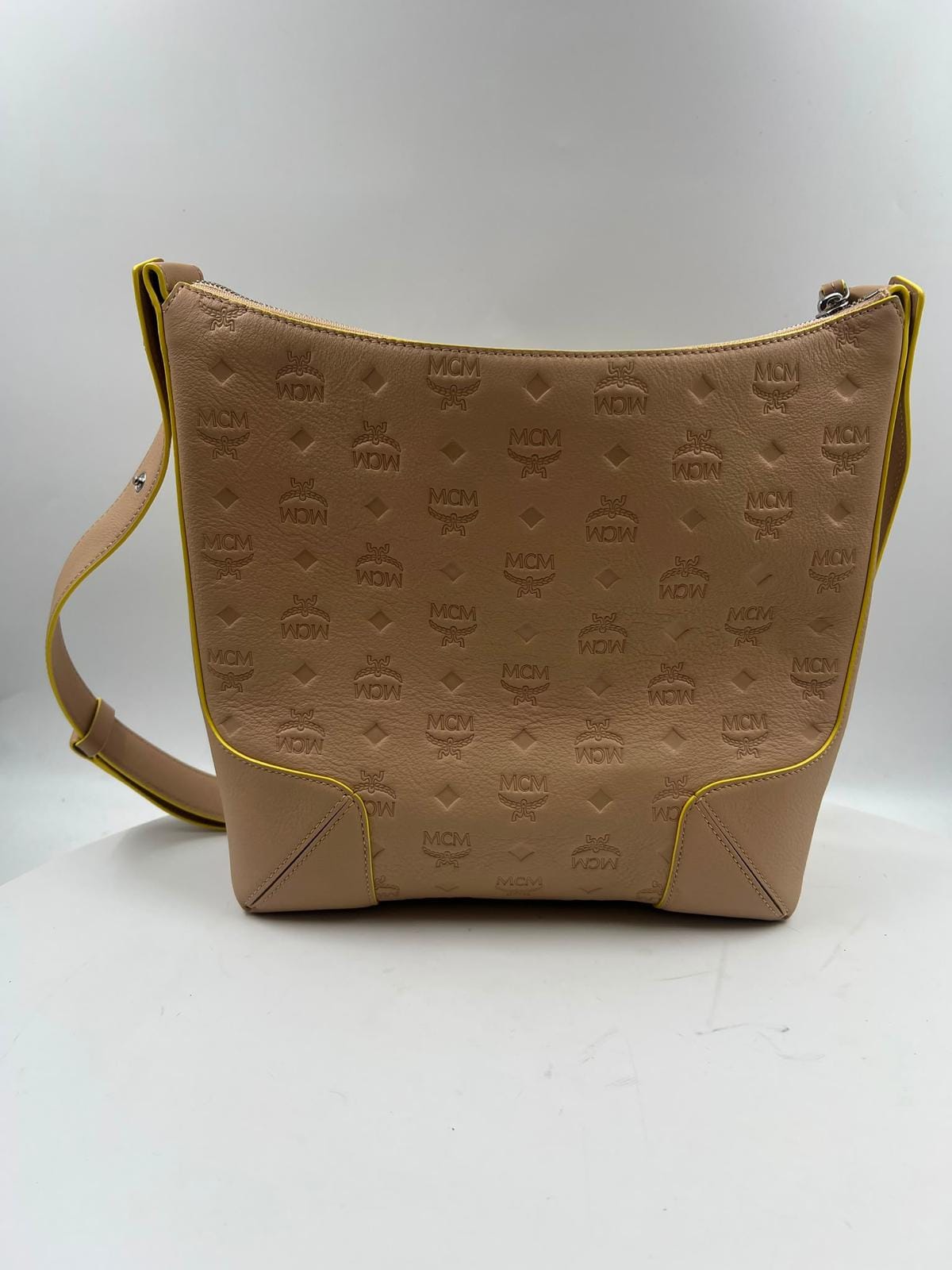 Tasche, MCM, beige/gelb