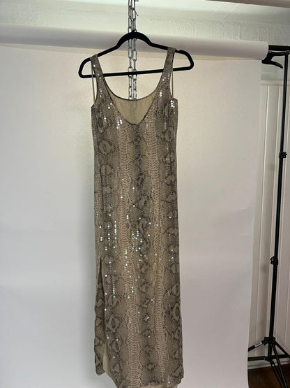 Kleid, no Brand, beige