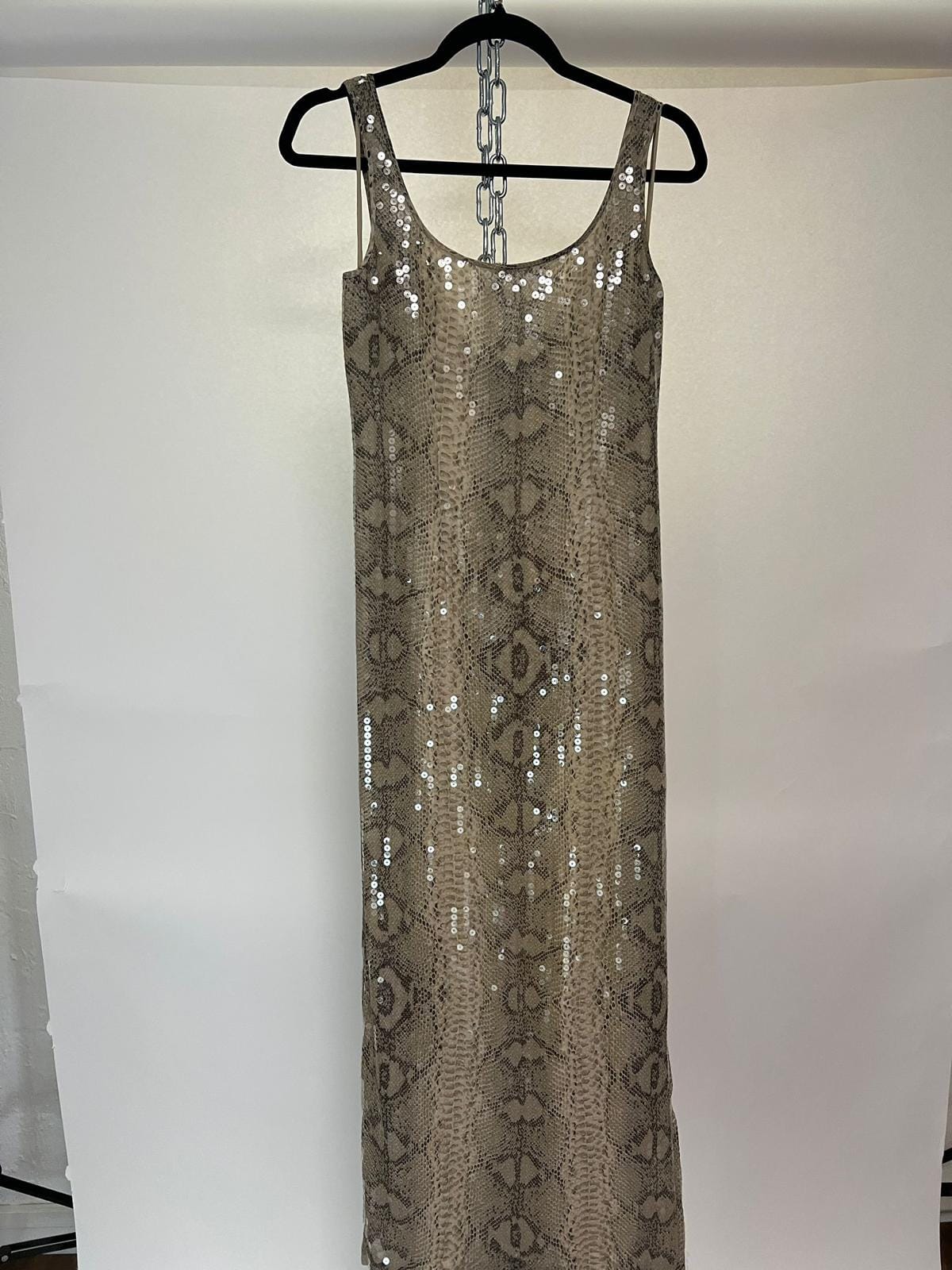 Kleid, no Brand, beige