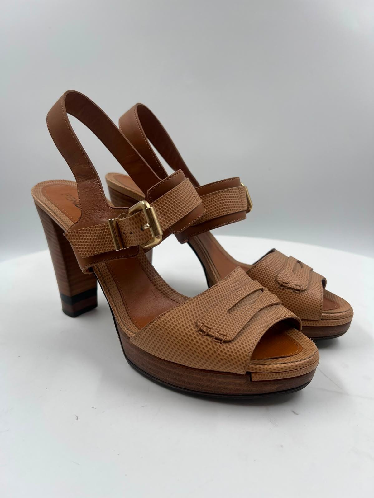 Sandalen, Fendi, beige