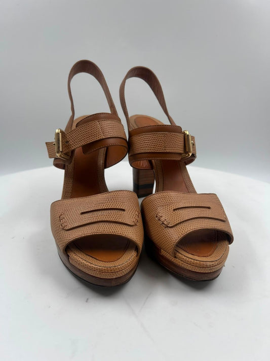 Sandalen, Fendi, beige