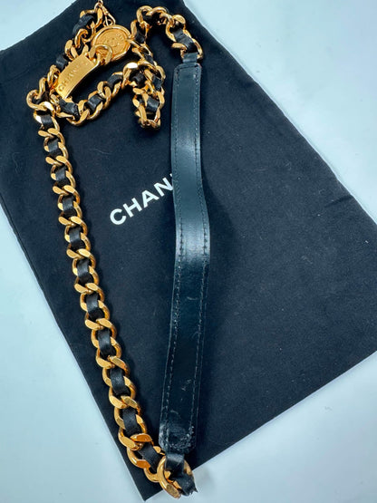 Gürtel, Chanel, goldig