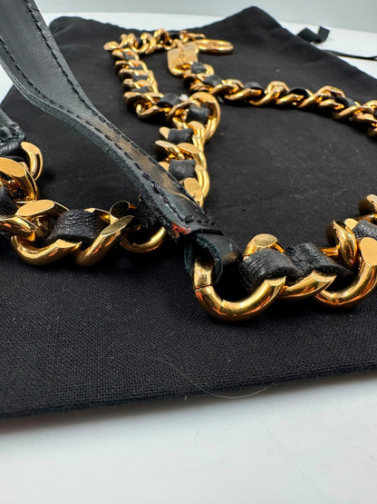 Gürtel, Chanel, goldig