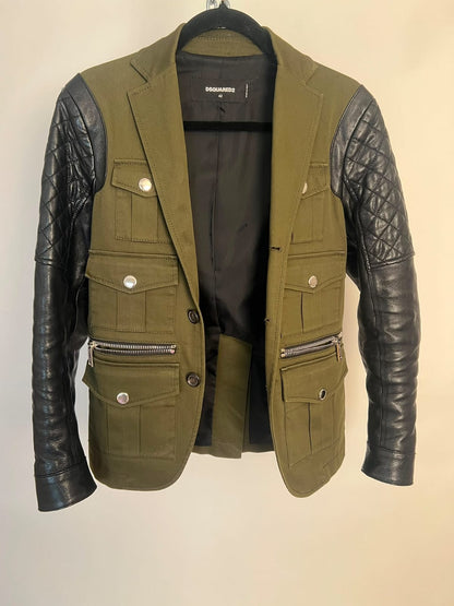 Jacke, DSQUARED2, grün