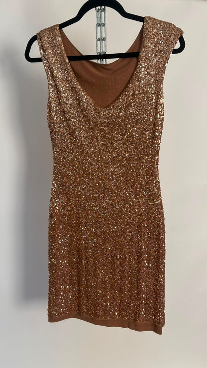 Paillettenkleid, Steffen Schraut, rose