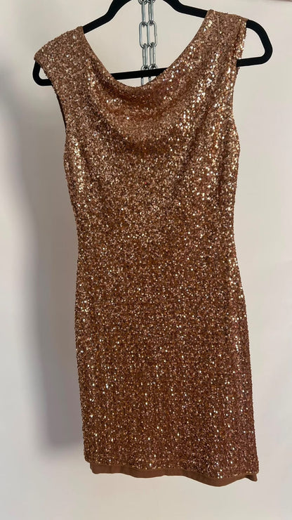 Paillettenkleid, Steffen Schraut, rose