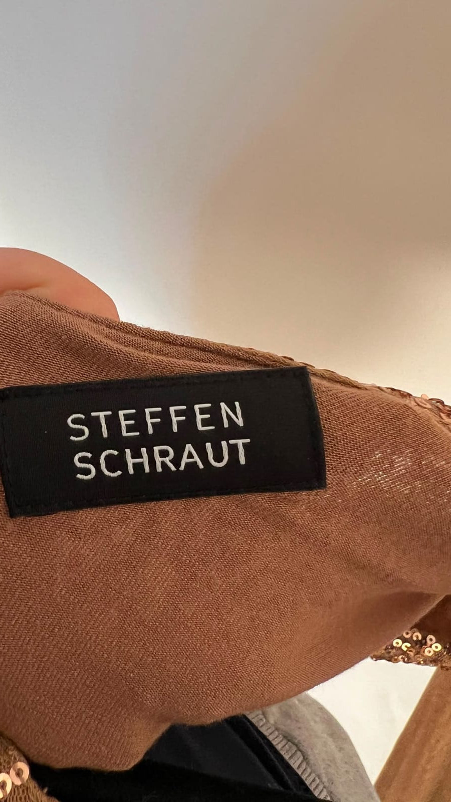 Paillettenkleid, Steffen Schraut, rose