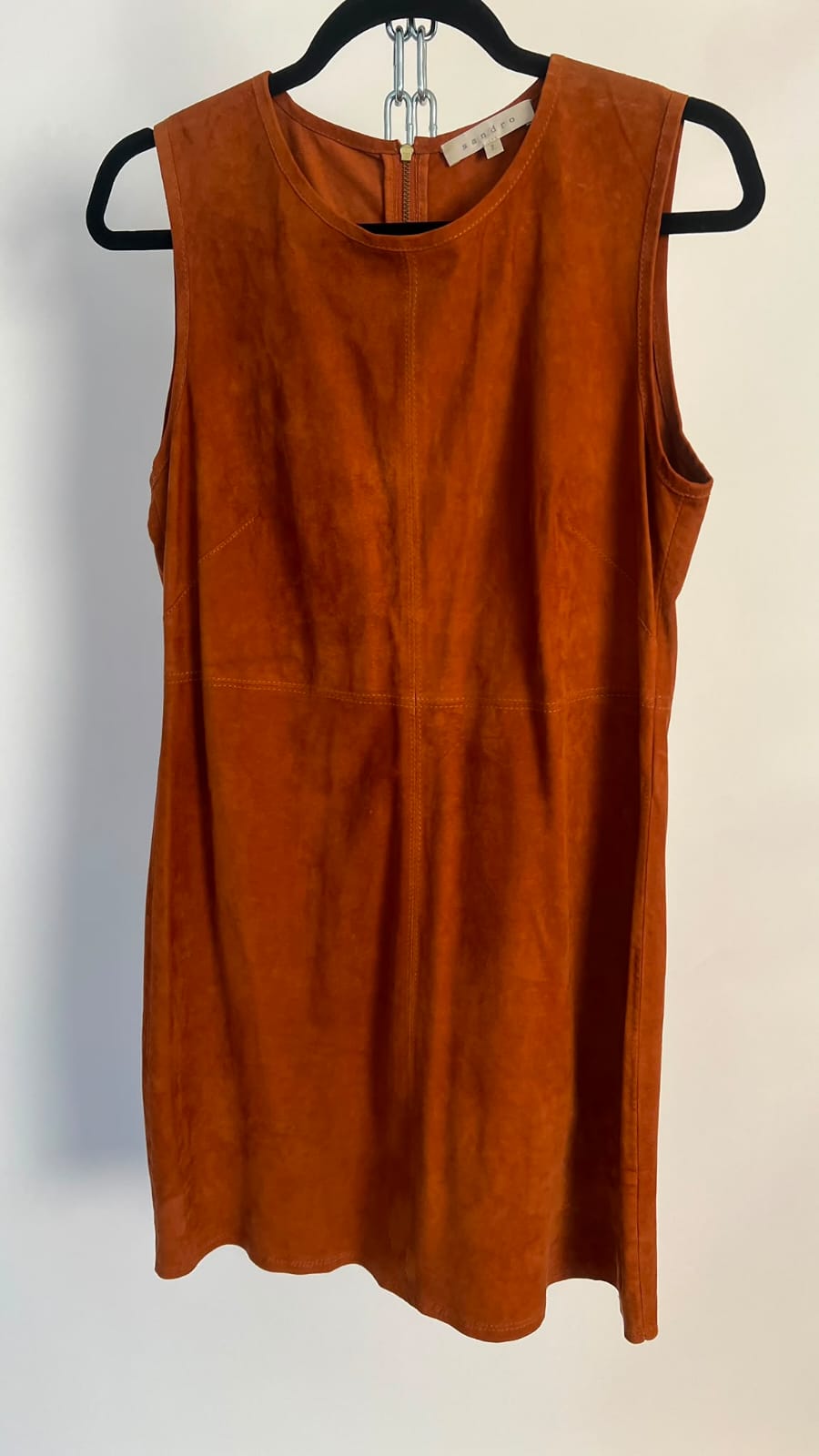 Kleid, Sandro, cognac
