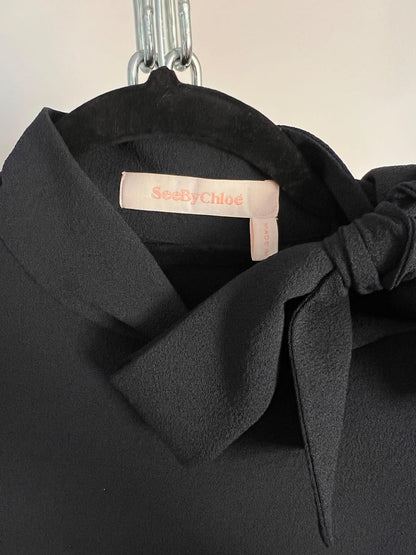 Kleid, See by Chloé, blau