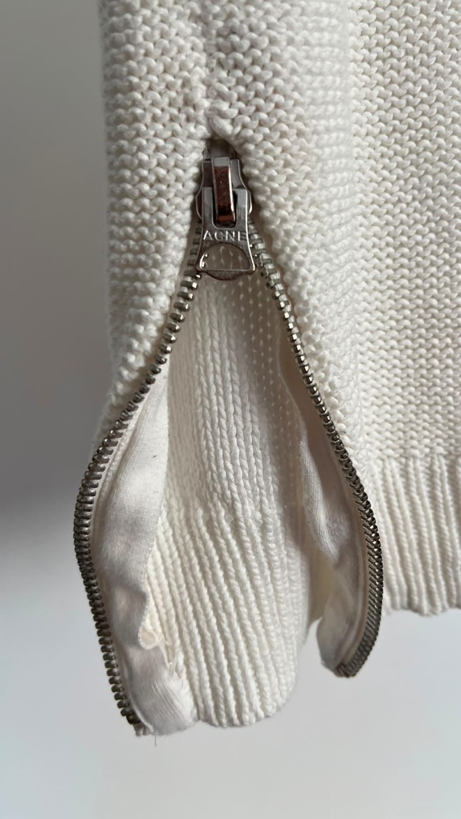 Strickpullover,  Acne Studios, weiss