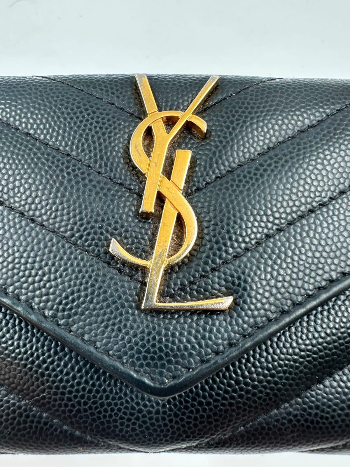 Portemonnaie, Yves Saint Laurent, schwarz