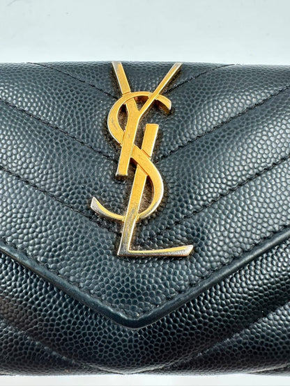 Portemonnaie, Yves Saint Laurent, schwarz