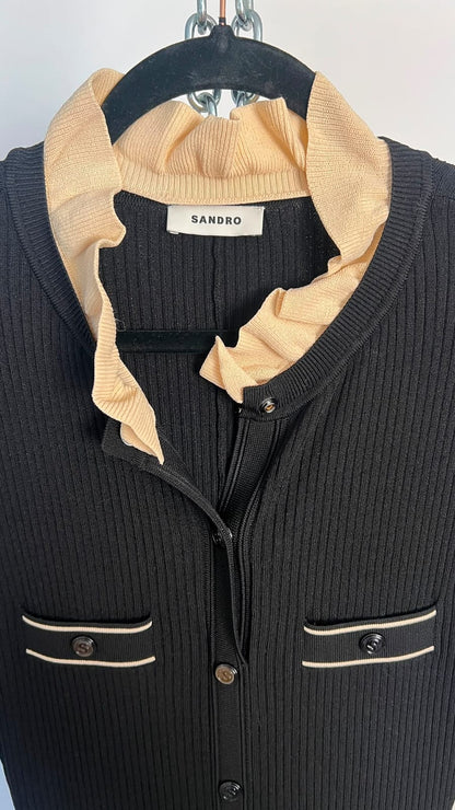 Kleid, Sandro, schwarz