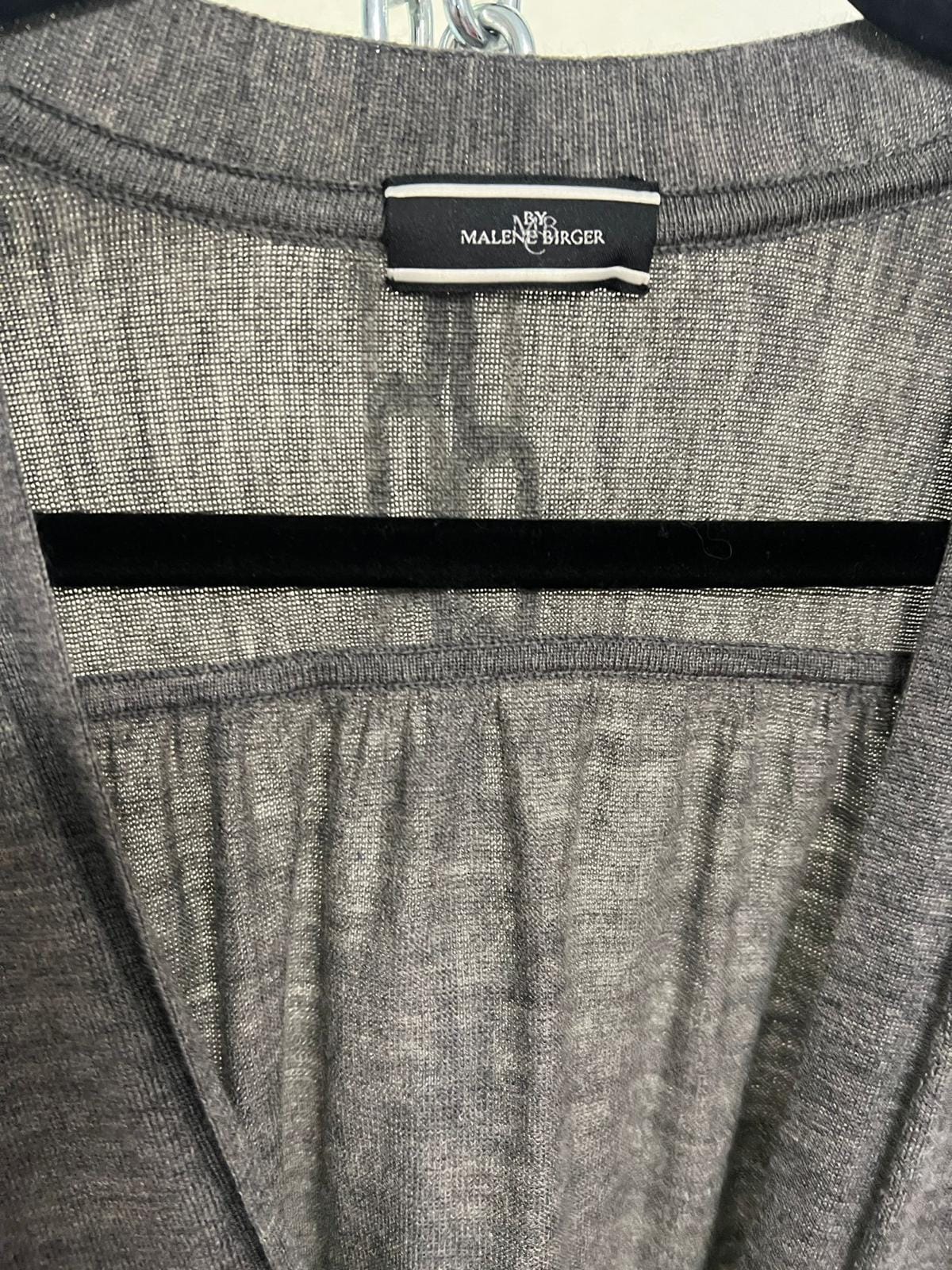 Cardigan, By Malene Birger, grau