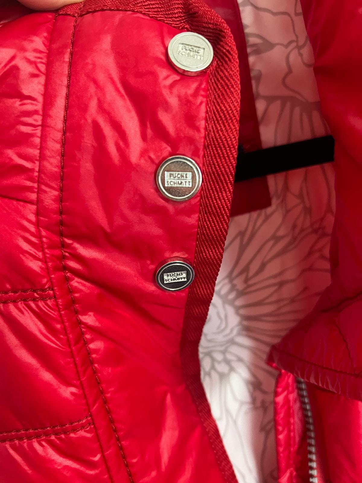 Steppjacke, Fuchs Schmitt, rot