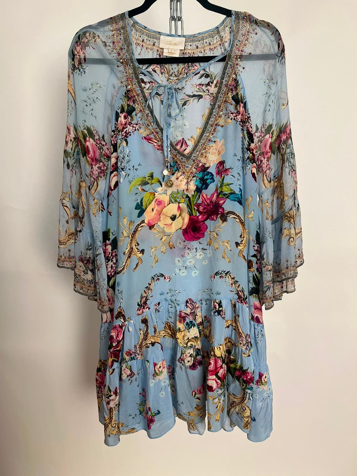 A-Linien Kleid Camilla hellblau