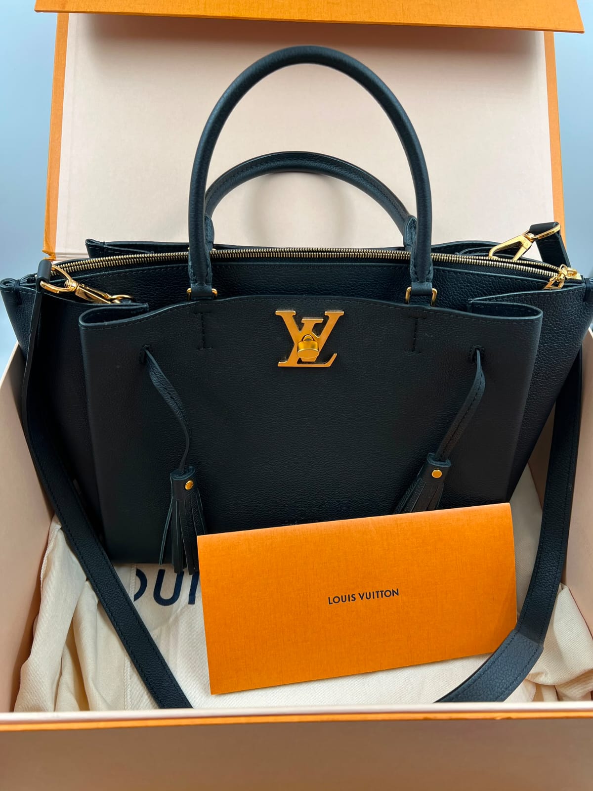 Tasche, Louis Vuitton, schwarz