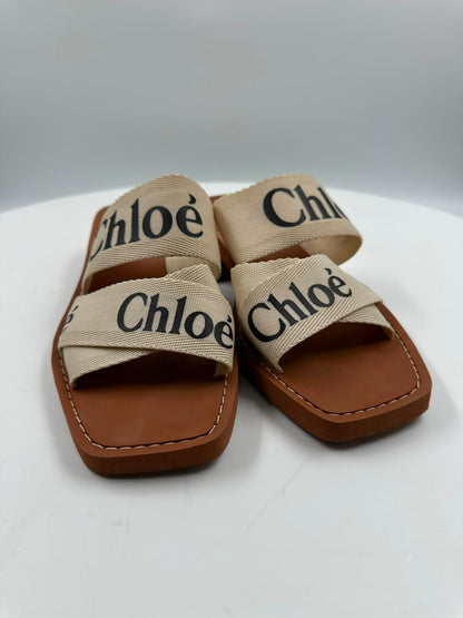 Sandalen, Chloé, braun