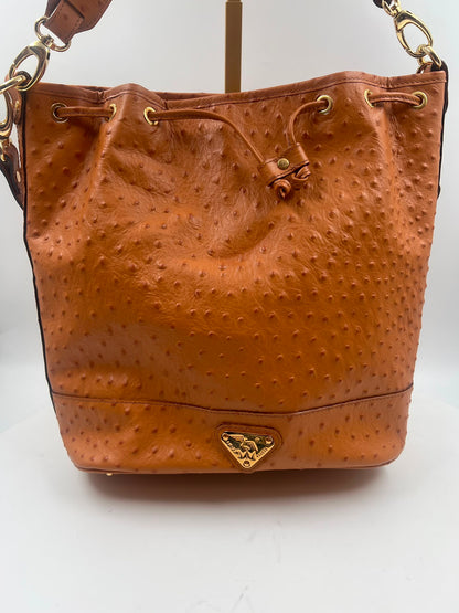 Hobo Bag / Beutel-Tasche, Maison Mollerus, braun